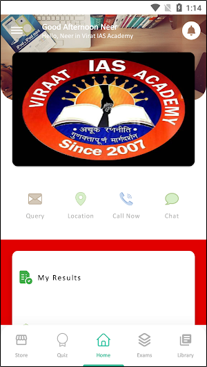 Virat IAS Academy Screenshot 1