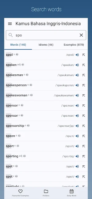 Kamus Bahasa Inggris-Indonesia Screenshot 1