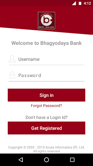 Bhagyodaya Bank Screenshot 1