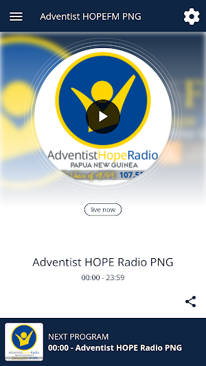 Adventist HOPEFM PNG Screenshot 0
