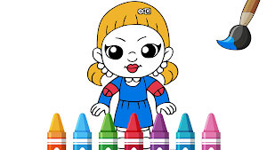 Squid Game Coloring Book Screenshot 3