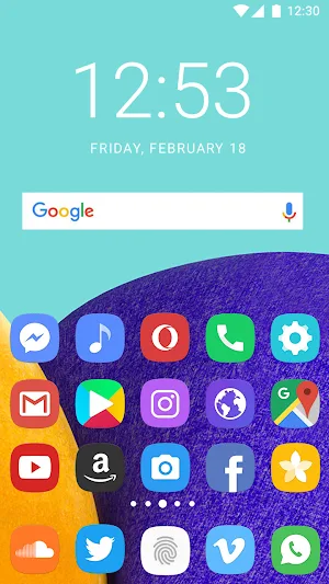 Theme for Samsung Galaxy A52 Screenshot 1