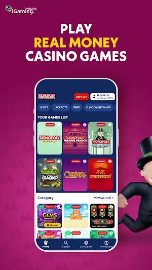 MONOPOLY Casino & Sportsbook Screenshot 1