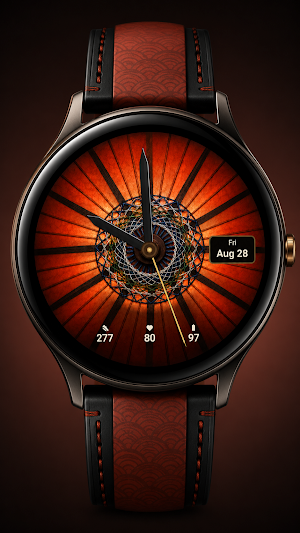 Wagasa Japanese Watch Face Screenshot 0