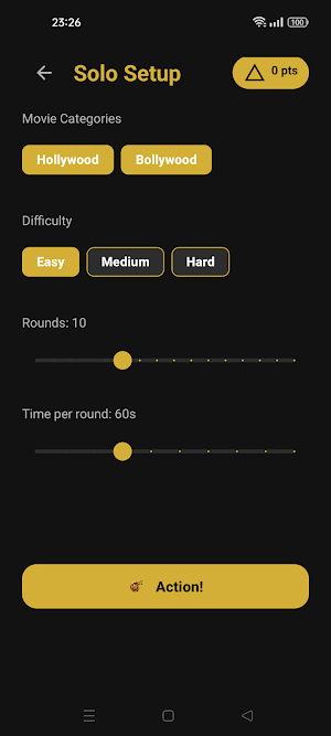 CineBuffs: Movie Charades Screenshot 1