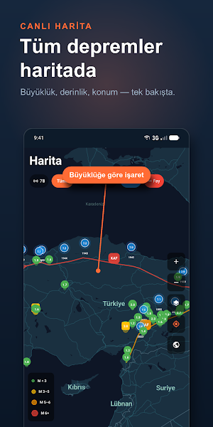 Jeolife: Deprem & Uyarı Screenshot 2