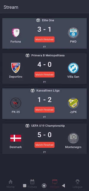 Football Live TV Screenshot 1