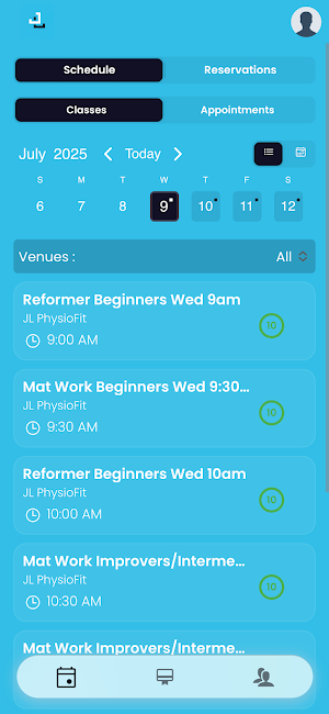 JL PhysioFit Pilates Screenshot 1