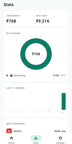 Recur: Subscription Tracker Screenshot 2