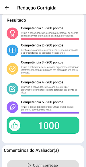Repertório ENEM Screenshot 2