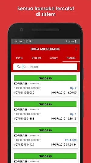 DOPA MICROBANK Screenshot 3