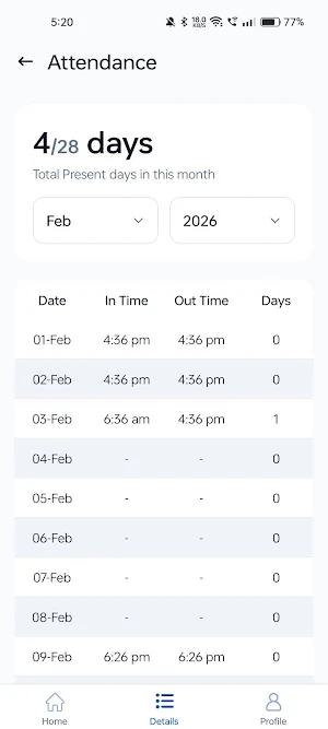 Arastu HRMS Screenshot 2