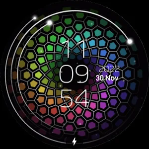 Molecule Animated Color Watch Screenshot 1