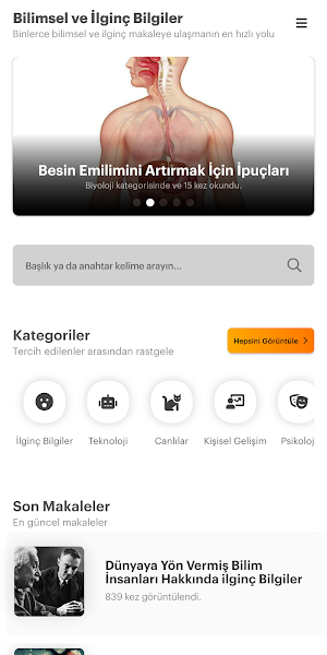 Bilimsel İlginç Bilgiler Screenshot 0