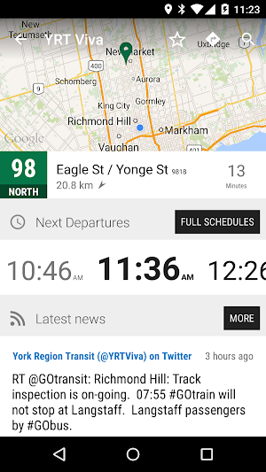 York Region YRT Viva Bus - MonTransit Screenshot 1