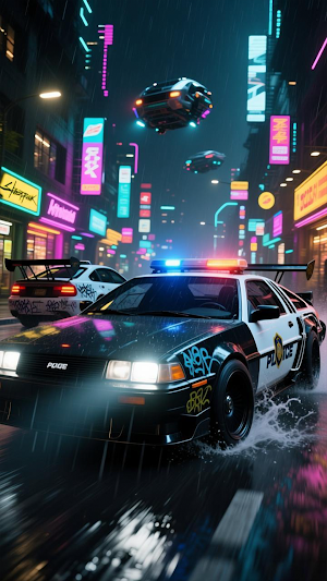 Drift Cop Car Screenshot 1