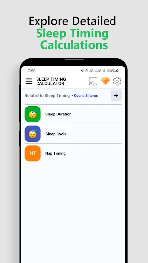 Sleep Timing Calculator Screenshot 0