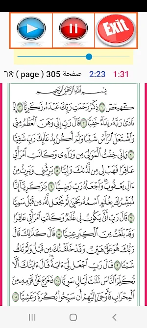 Quran page by page Offline 02 Screenshot 1