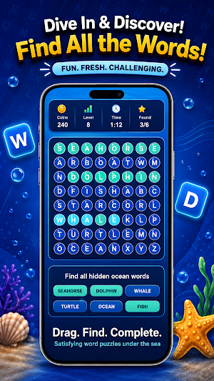 Word Search: Daily Puzzle Game Screenshot 2