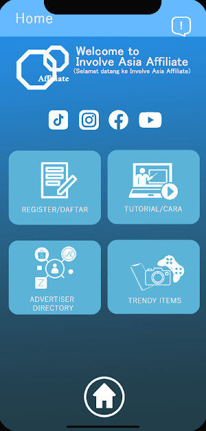 Involve Asia Affiliate Screenshot 0