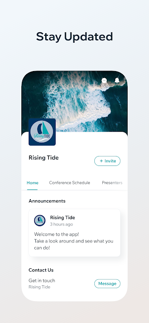 Rising Tide Conference Screenshot 2