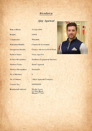 Basic Marriage Biodata Maker App Screenshot 2