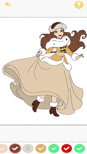 Girls Coloring Book Screenshot 1