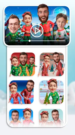 Christmas group greeting cards Screenshot 1
