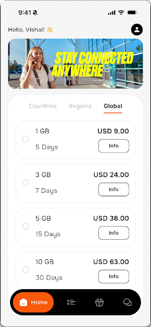 Boost Travel eSIM Screenshot 1