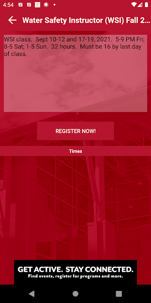 EWU Campus Rec Screenshot 3