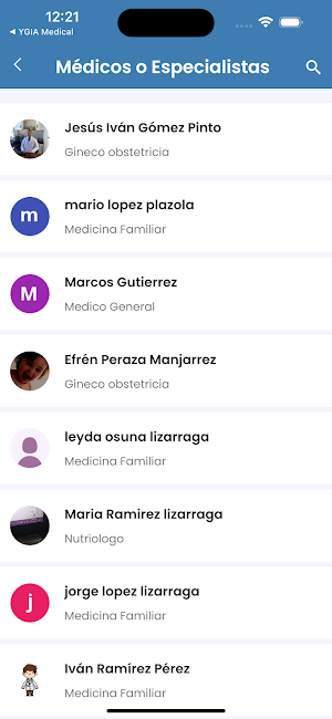 YGIA Pacientes Screenshot 2