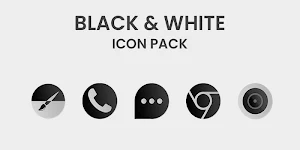 Black & White Theme Screenshot 3