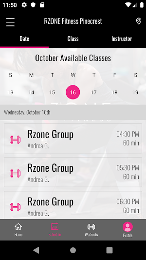 RZone Fitness Screenshot 2