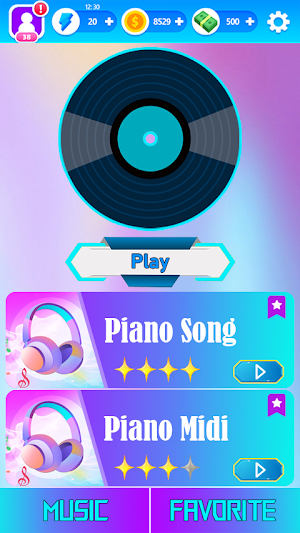 Imagine Dragons Piano Game Screenshot 0