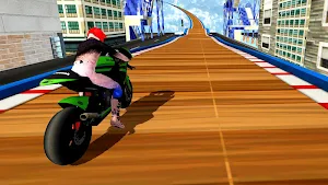 Street Bike Mega Ramp Jump Screenshot 1