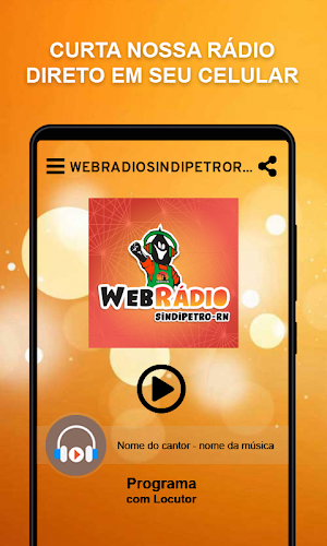 WebRádioSINDIPETRORN Screenshot 1