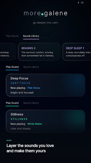 galene - Sleep & Focus Sounds Screenshot 0