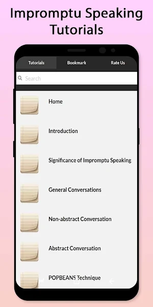 Easy Impromptu Speaking Tutorial Screenshot 0