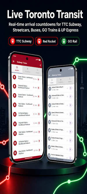 Toronto Transit: Live TTC & GO Screenshot 0