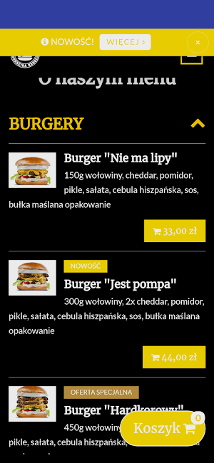 Burneika Burger Bielsko Biała Screenshot 0