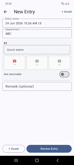 GuestRAR Asset Tracking System Screenshot 0
