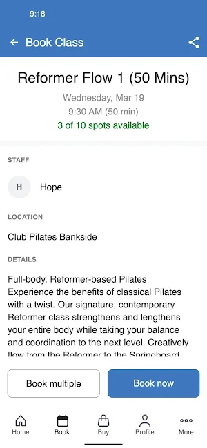 Club Pilates United Kingdom Screenshot 2