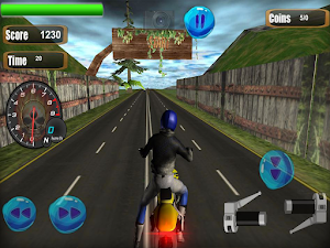 Stunt bike rider in jungle Screenshot 2