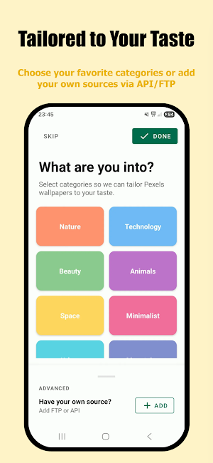 WallSwipe: Swipe Wallpapers Screenshot 1