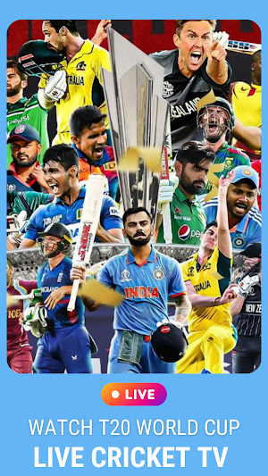Live Cricket TV HD Streaming Screenshot 0