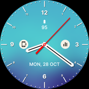 Super Blue Watch Face Screenshot 3