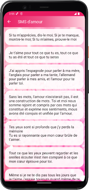Messages et Images d'Amour Screenshot 3