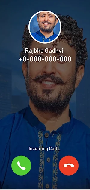 Rajbha Gadhvi Fake Video Call Screenshot 2