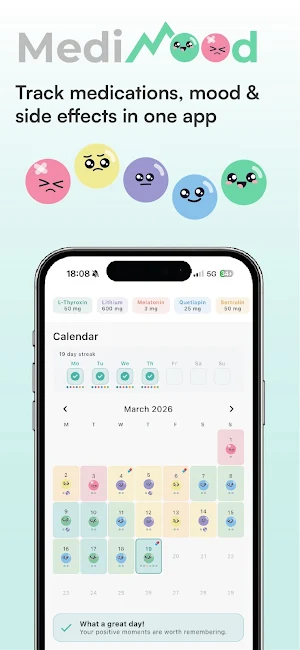 MediMood: Medication & Mood Screenshot 0