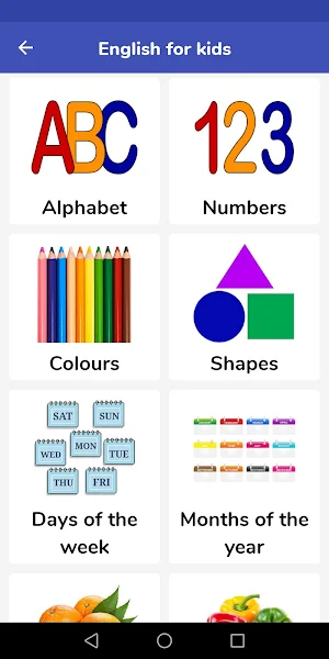 English For Kids - Learn and Play Screenshot 0